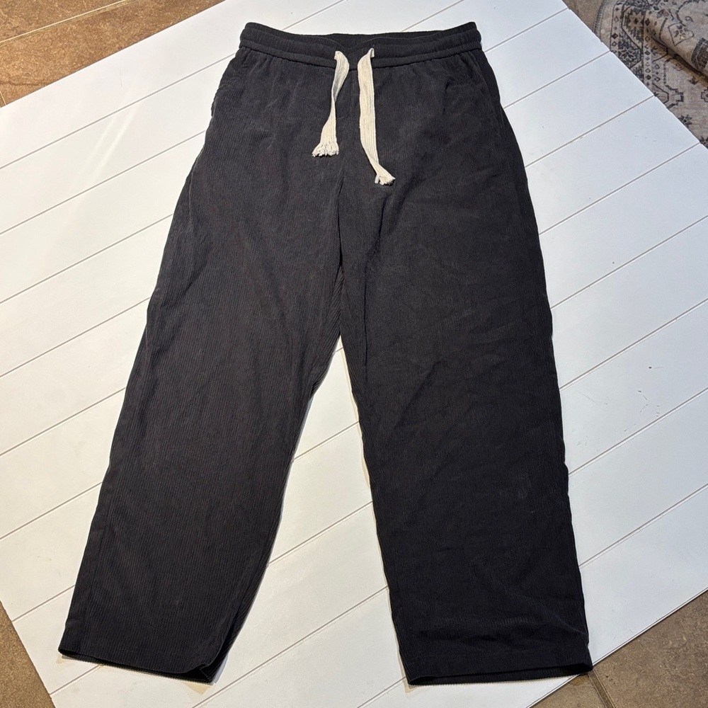 Corduroy Wide Leg Pants! Large
